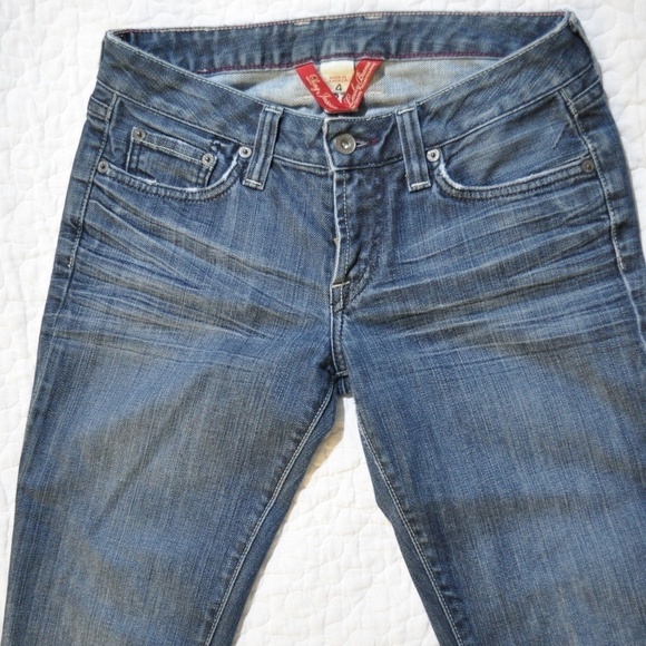 Lucky Brand wide leg bootcut blue jeans - Picture 3 of 5